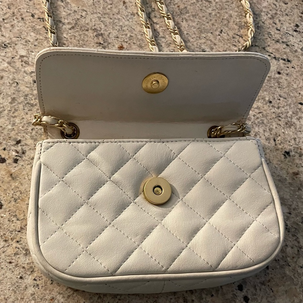 Mini Rectangular Flap Bag Cream/Off White Flap Bag - image 3